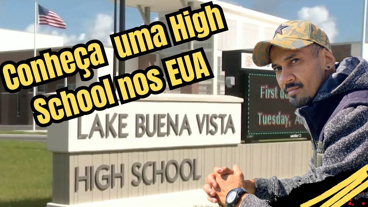 Conheça uma High School nos Estados Unidos saiba tudo sobre escolas aqui neste canal!