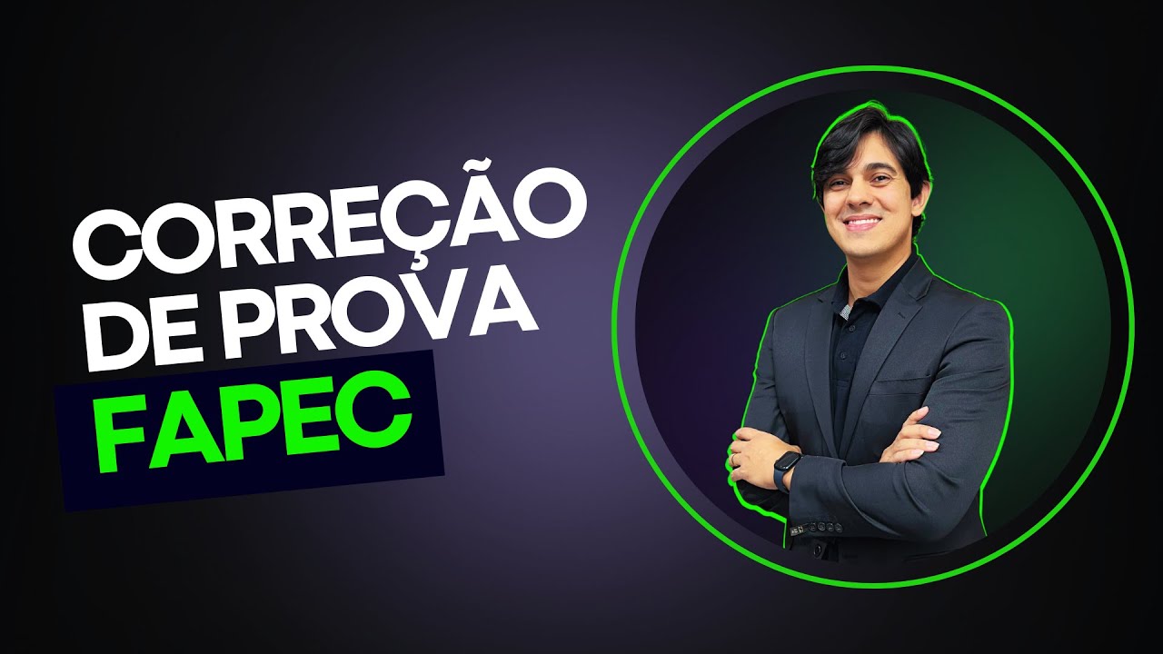 Live #225 | Correção de Prova da Banca Fapec (Concurso de Terenos MS)
