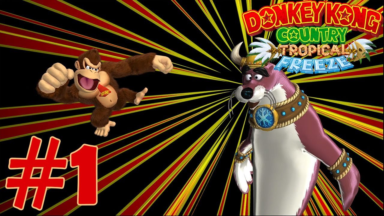 Donkey Kong Country Tropical Freeze No Damage Run Part 1