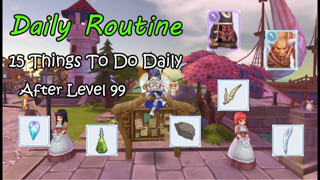 15 THINGS TO DO DAILY - DAILY ROUTINE AFTER LEVEL 99 - RAGNAROK MOBILE SEA