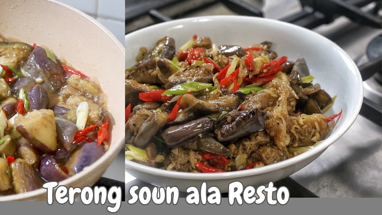 Punya terong di rumah ? dimasak gini aja..sedapnya bikin makan jadi berselera
