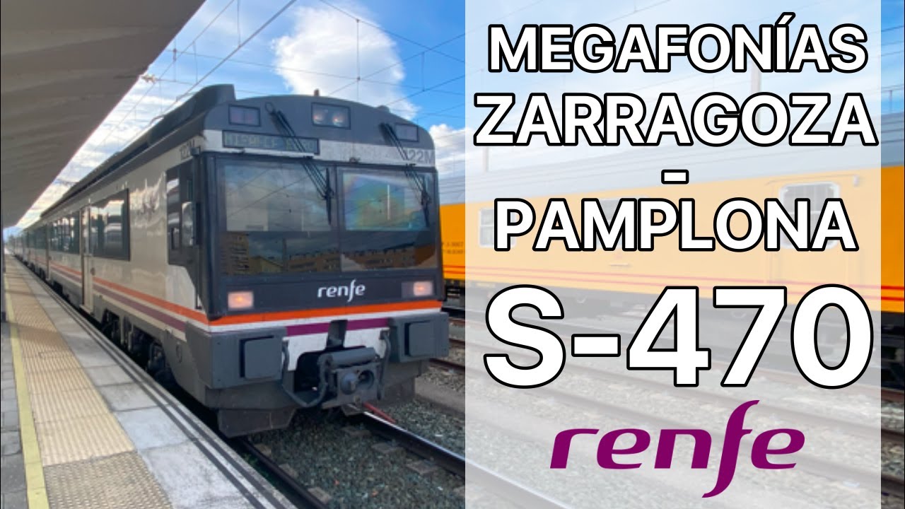 Megafonías de 470 entre Zaragoza y Pamplona