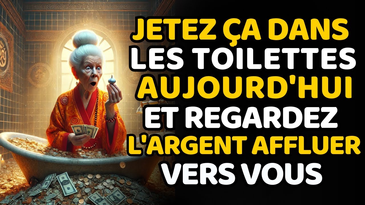 Versez CECI dans les toilettes et ATTIREZ ARGENT et PROSPÉRITÉ IMMÉDIATEMENT | Rituel Bouddhiste