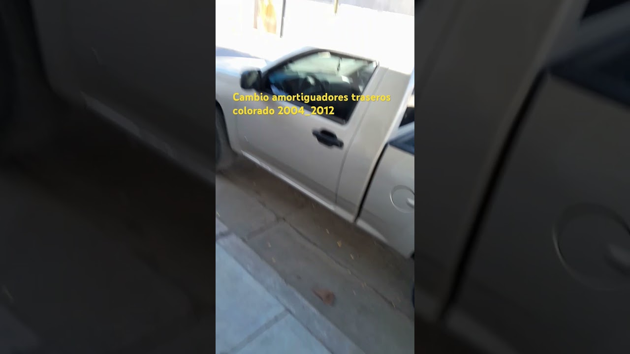 Cambio de Amortiguadores traseros colorado