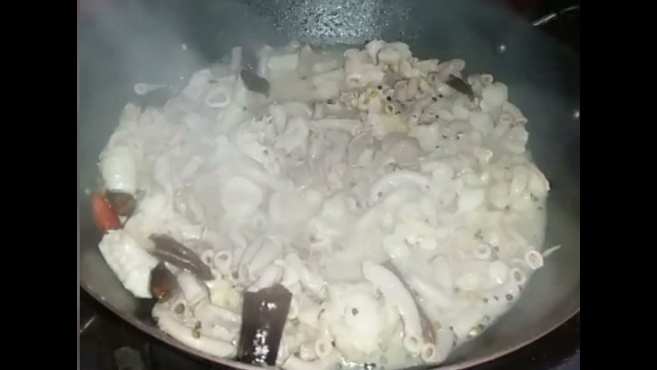 ஆடு சிறுகுடல் வறுவல் ||Goat small intestine frying recipes || cooking tamil