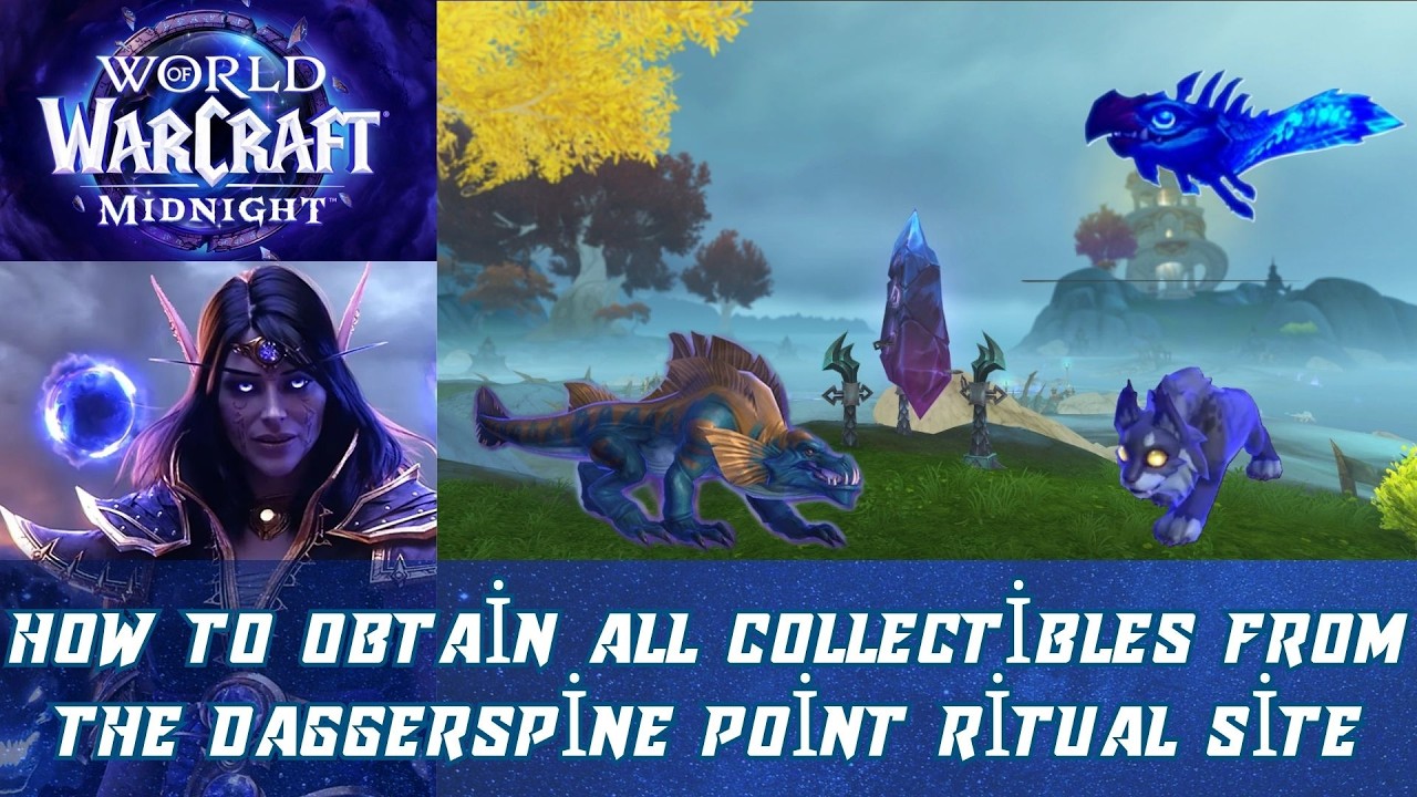 How to Obtain All Collectibles (Mount and Battle Pet) From the Daggerspine Point Ritual Site