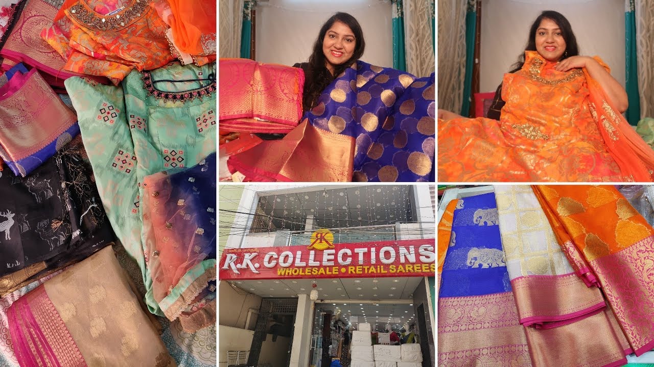Affordable Dresses & Sarees Wedding Shopping ft. RK Collections KPHB | Hyderabad Shopping