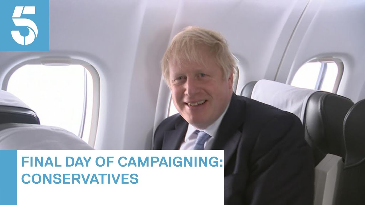 General Election 2019: Conservative Party leader Boris Johnson's last day of campaigning | 5 News
