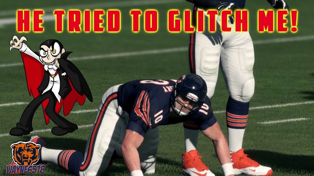 CRAZY MADDEN 18 GLITCH HE COULDN'T STOP ME SO HE TRIED TO GLITCH  ME