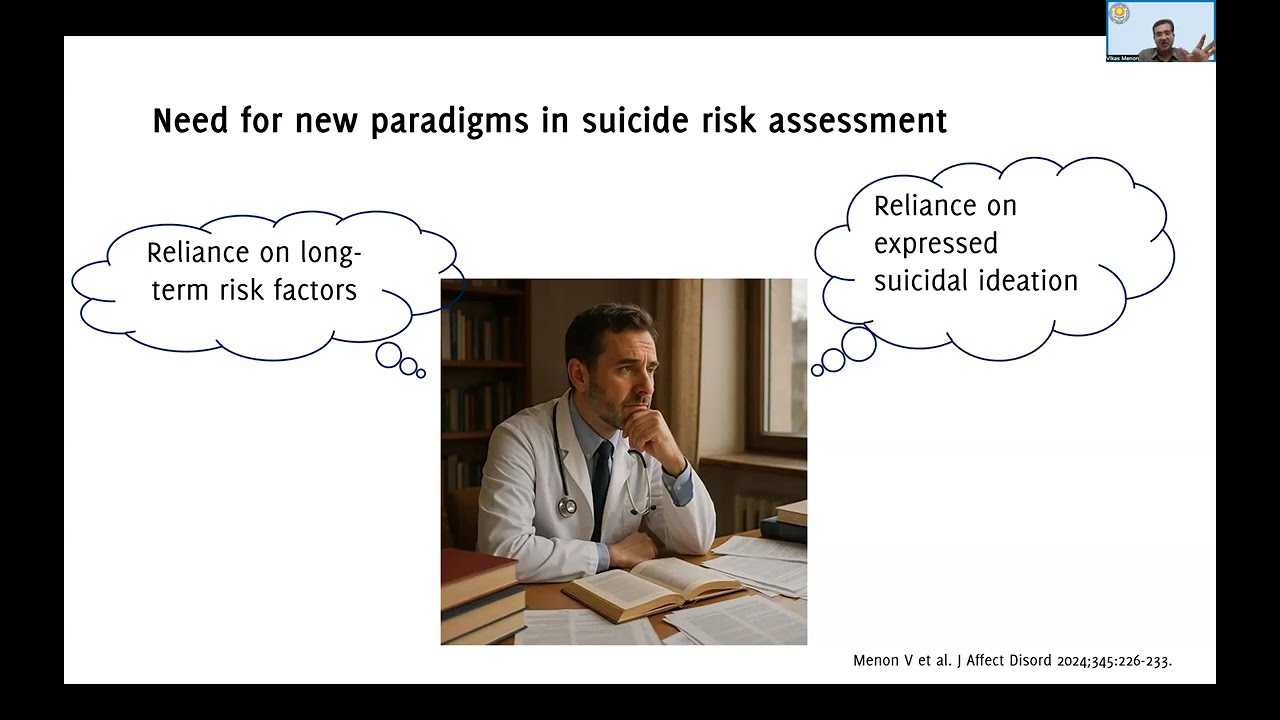 Menon (India) Suicide crisis syndrome. Talk 5 Conference Global Psychiatric Association 12 Sept 2025
