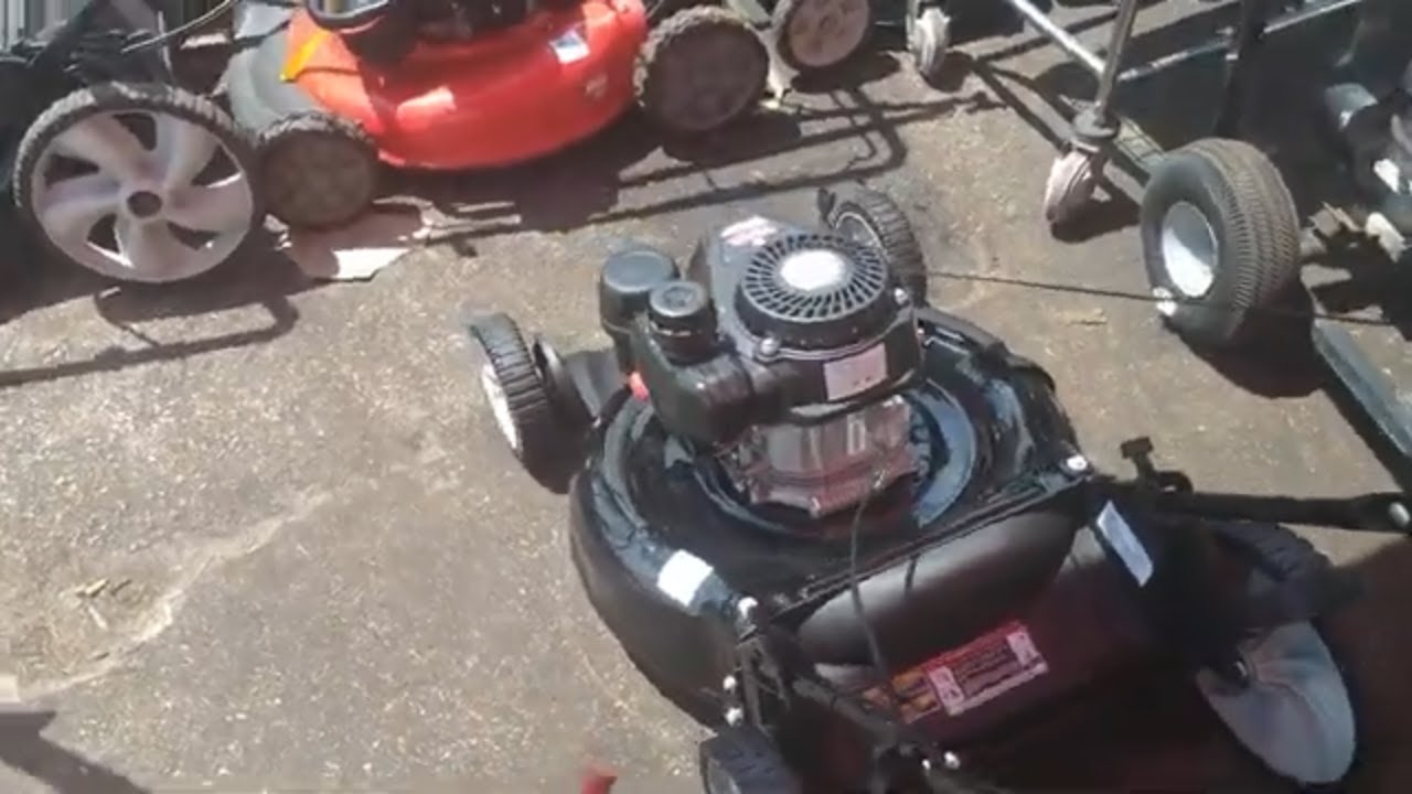 yard machine push mower unboxing assembly review model 11a-b0ma700