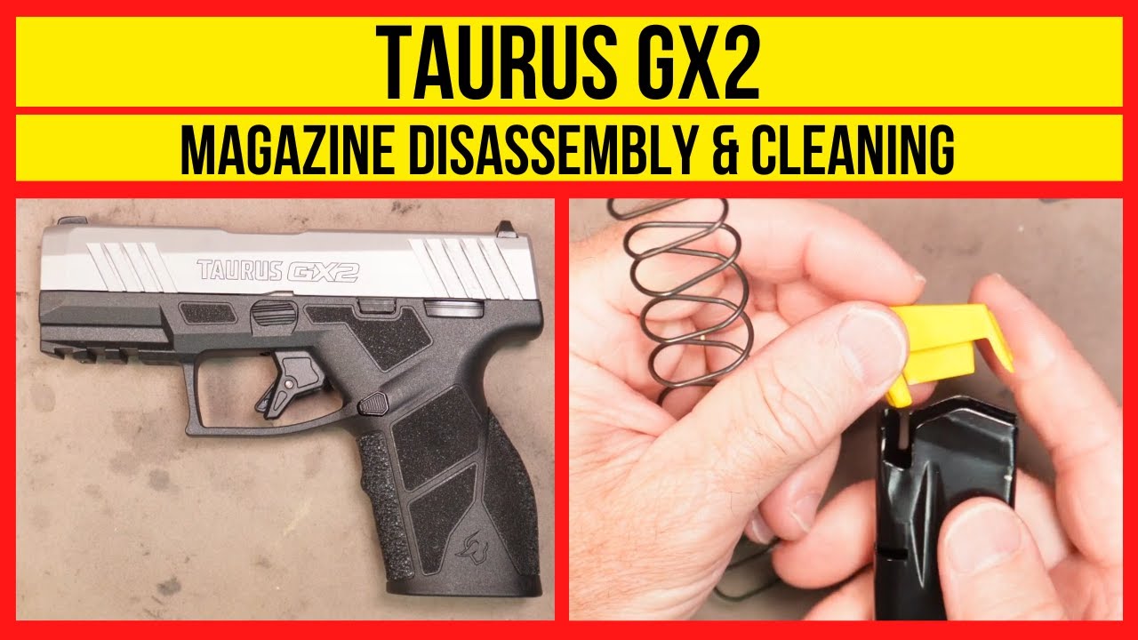 Taurus GX2: Как разобрать и почистить магазин