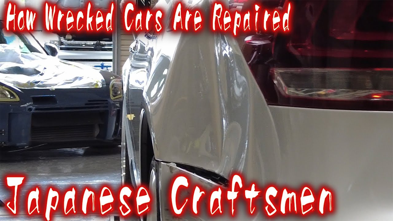 Car repair by Japanese gods【THE鈑金】LEXUS　LS600ｈ　鈑金修理　part１