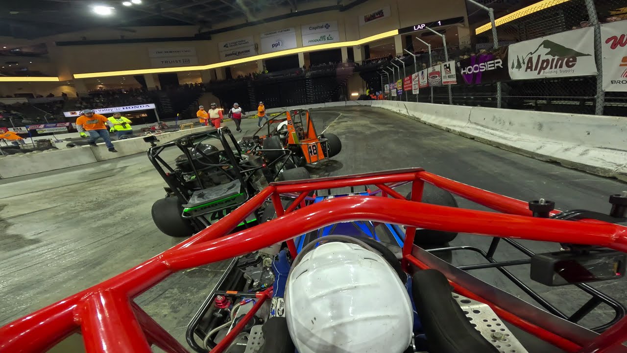 From A Wreck On Lap 1, To A Podium Finish !  | Tim Buckwalter | Indoor Auto Racing Championship |