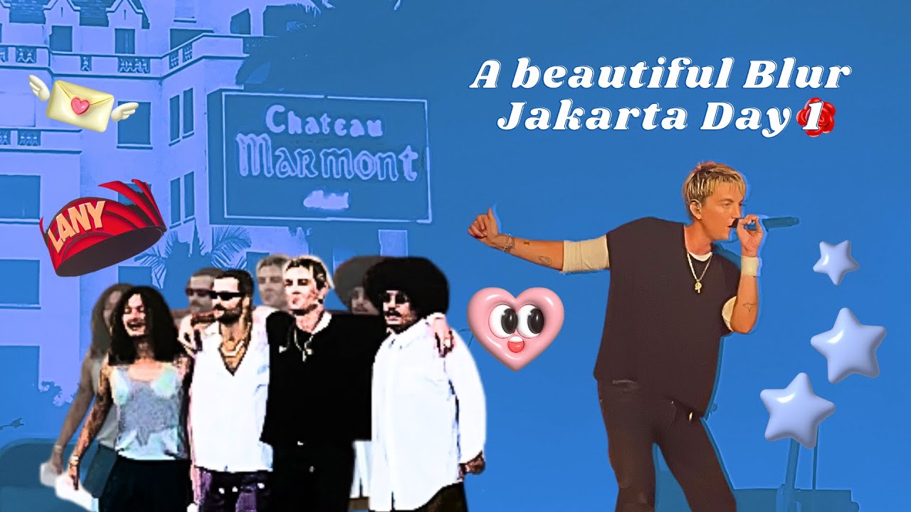 LANY in 4K • A Beautiful Blur Asia Tour : Jakarta | Oct 9th, 2024 | Bee's Vlog★☆