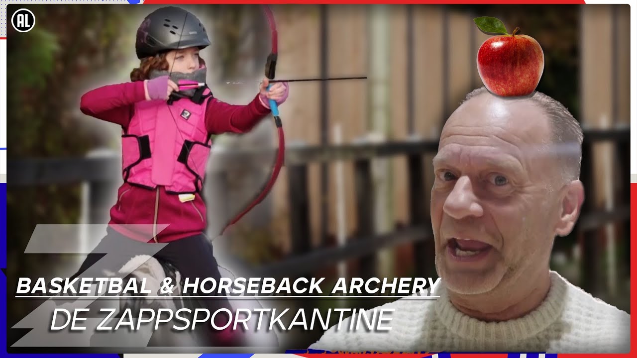 BOOGSCHIETEN OP EEN PAARD?!🏹 & BASKETBAL🏀 | De ZappsportKantine