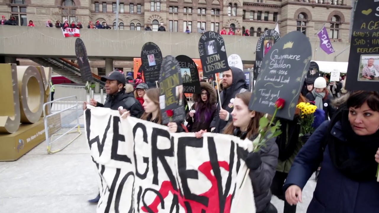 Protesters march to City Hall draw awareness to overdose epidemic