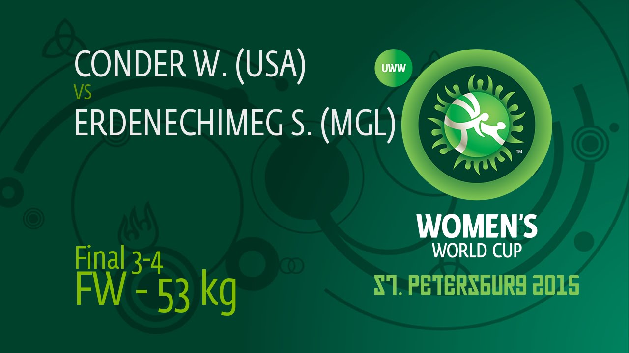 53 kg - Sumiya ERDENECHIMEG (MGL) df. Whitney CONDER (USA), 4-2