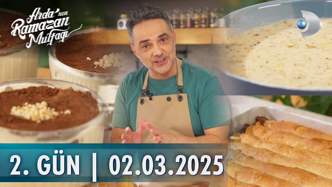 Arda'nın Ramazan Mutfağı | 2. Gün | 4 Kaşık Çorbası, Kavurmalı Açma Kol Böreği, Tahin Helvalı Kup