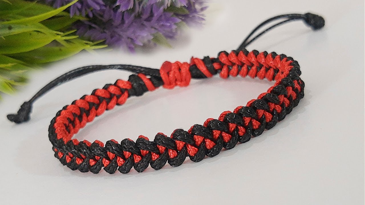 PULSERA  INFINITY BELLA Y FACIL DE HACER CON HILOS //BRACELETS INFINITY