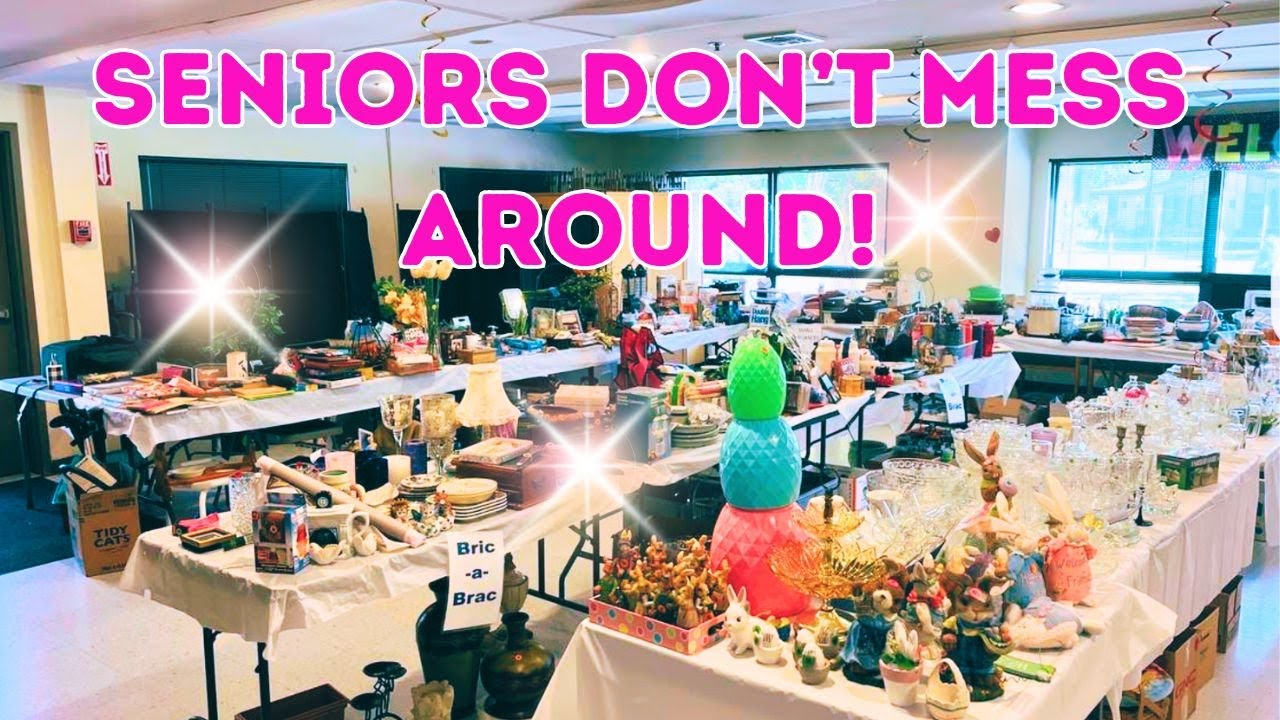 What Surprises Did I Get at the Senior Center Tag Sale This Year?