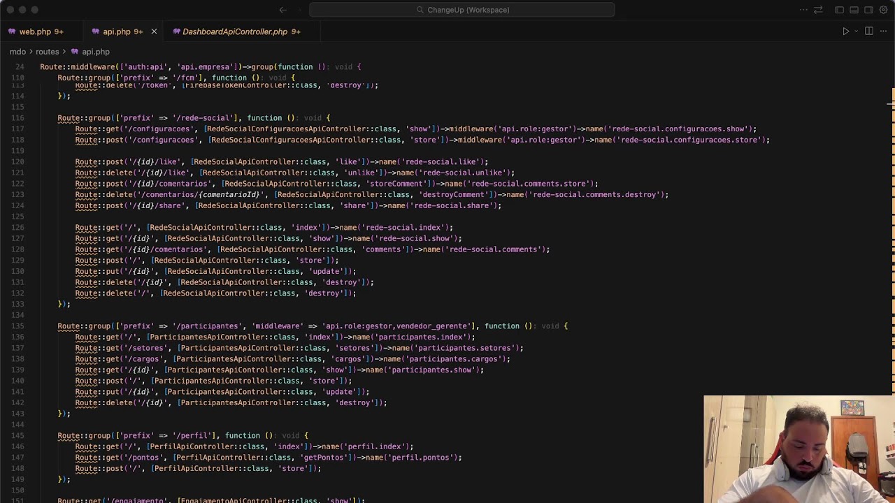Live Dev #01 - Arquitetura e primeiros commits (Laravel + Cursor IDE)