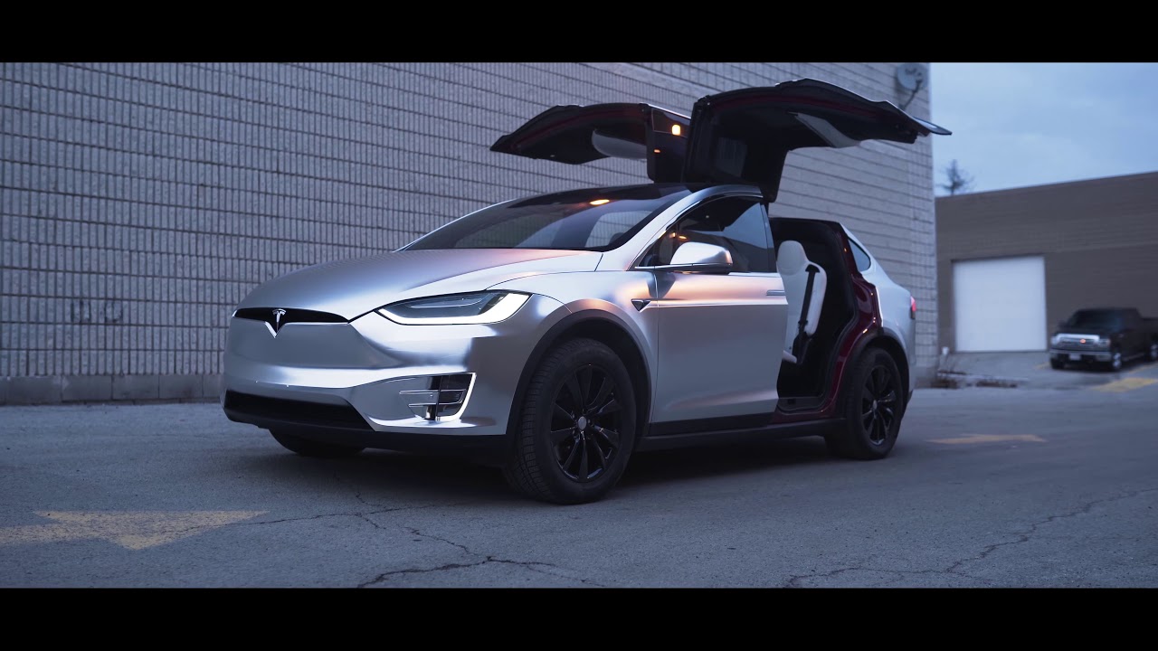 Tesla Wrapped in Satin Chrome | Wraptors Toronto