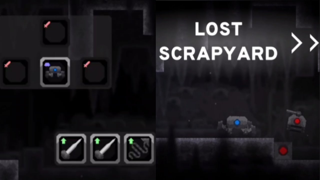 Corebound | clearing lost scrapyard with scrap spikes only