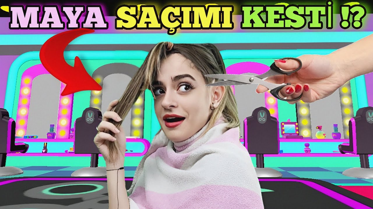 MAYA SAÇIMI KESTİ ! SONUÇ: 😱😡😭 | MAYA CUT MY HAIR! RESULT: 😱😡😭 | ÖZGÜŞ TV