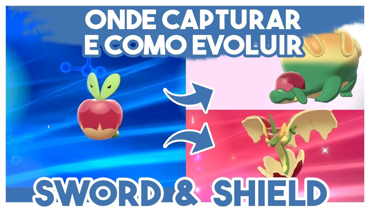 Onde capturar e como evoluir um Applin para Appletun ou Flapple em Pokémon Sword e Shield!