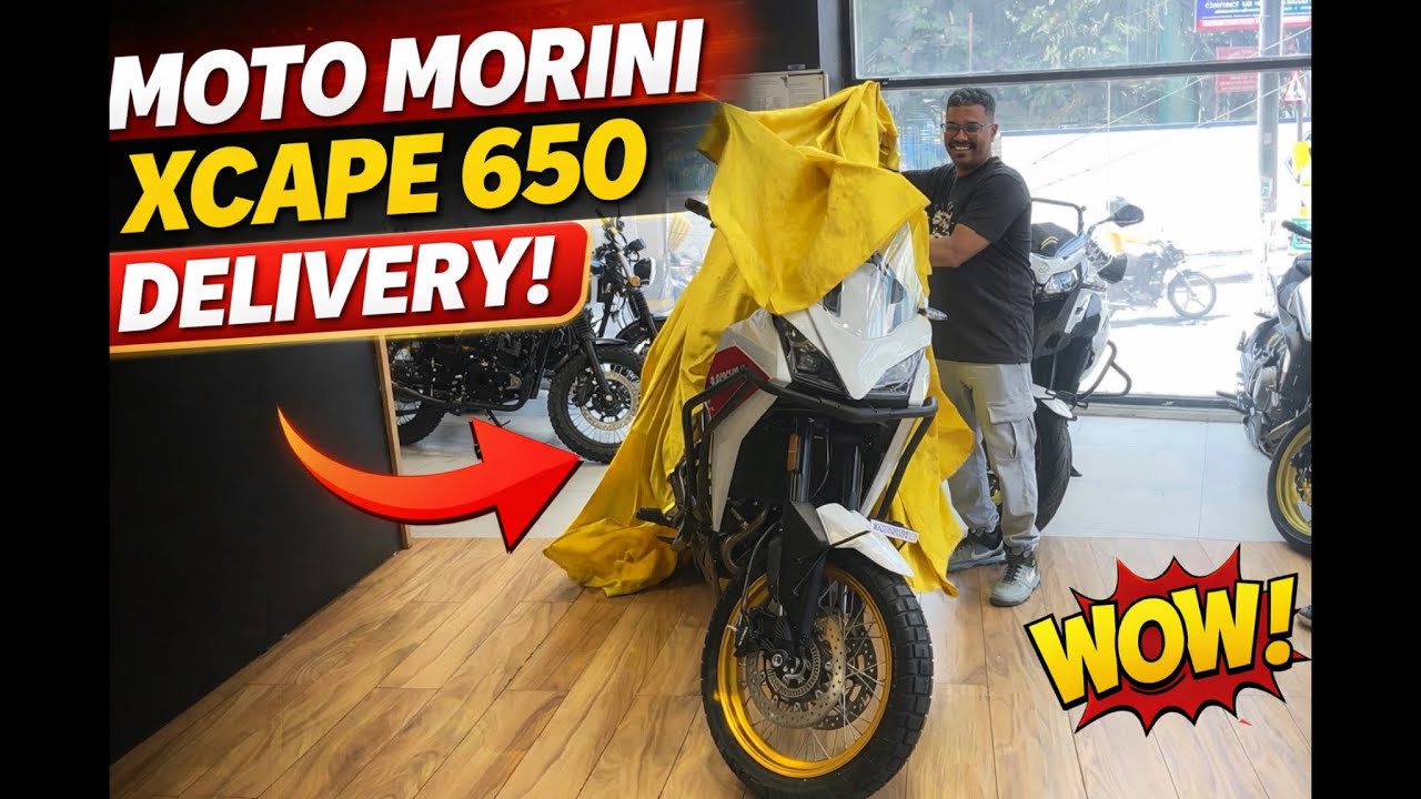 Moto Morini X-Cape 650 Delivery Day 😍