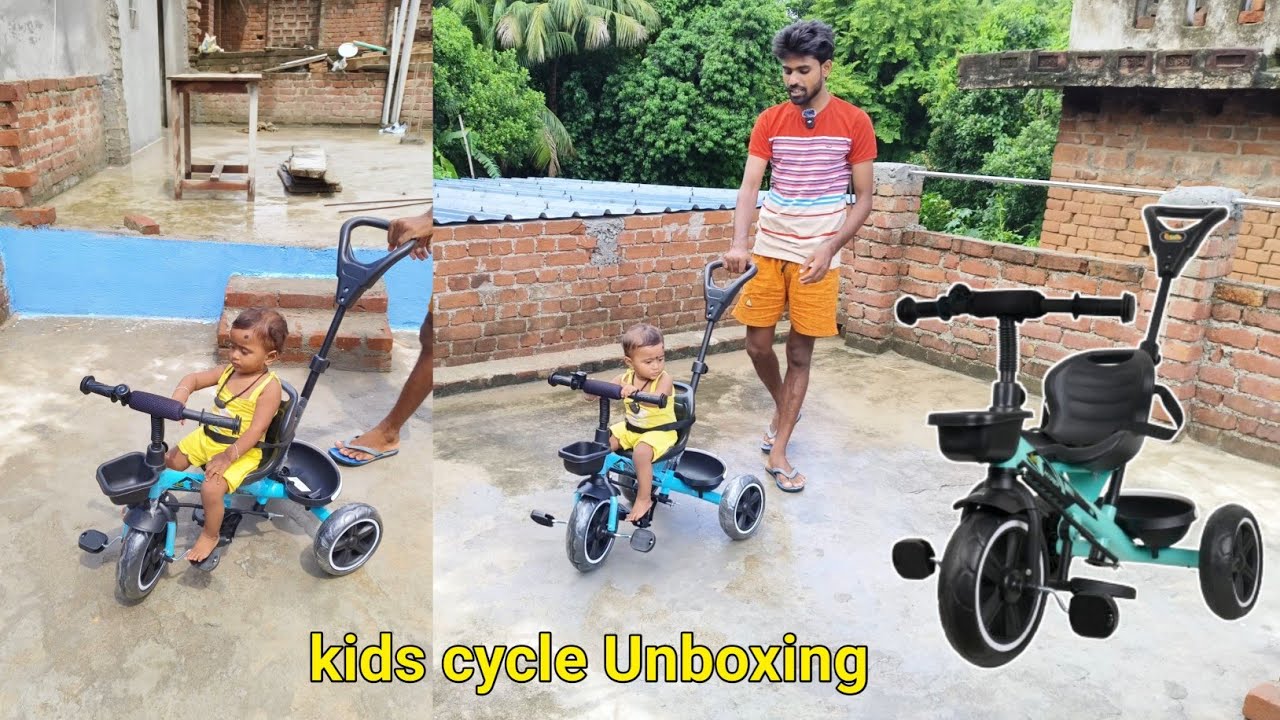 Luusa TFT RX-500 Plug N Play Trike/Baby Tricycle with Parental Control Unboxing Video