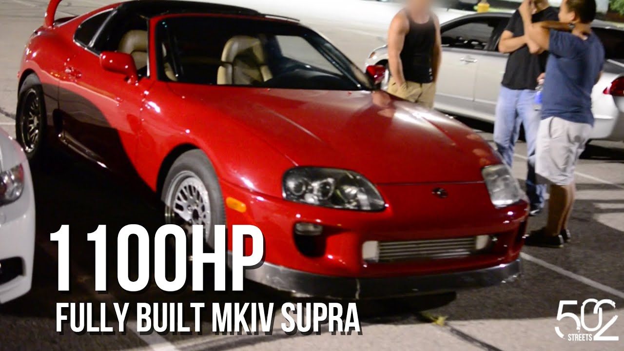 1100hp Supra vs. 1000bhp Shelby GT500 vs. GSX-R1000 and Bolt-on GTR!