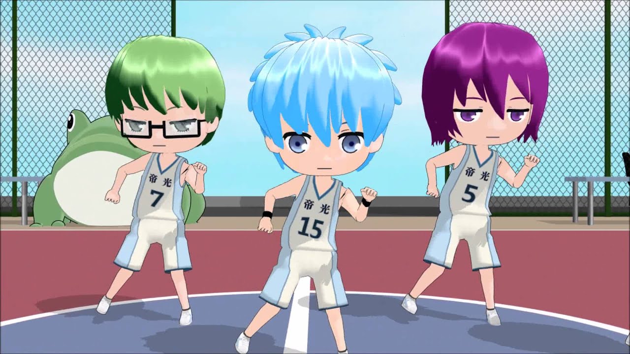 【MMD 黒バス】帝光中のみんなと+αでちゅうちゅうとれいん