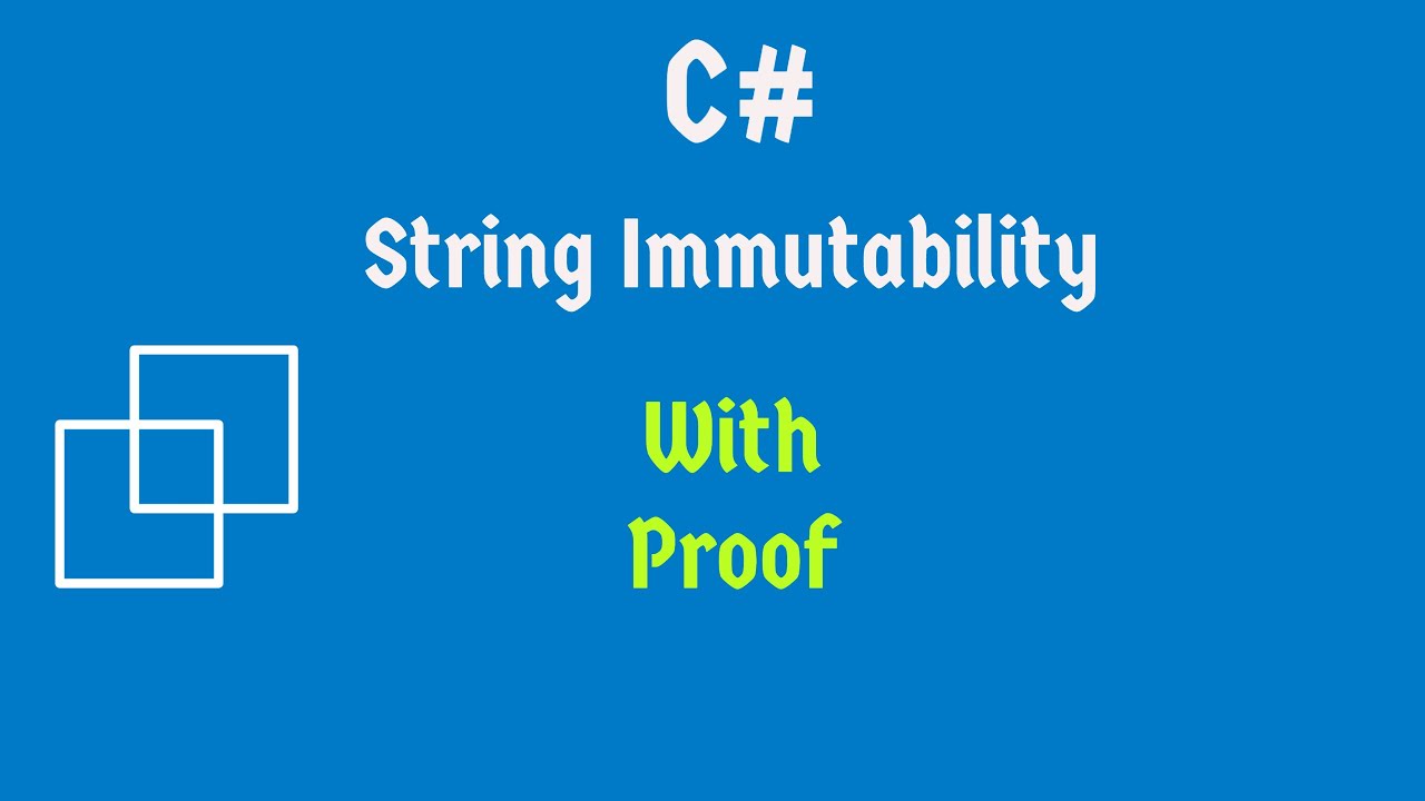 C# Interview Questions | C# Strings | Why Strings are immutable?