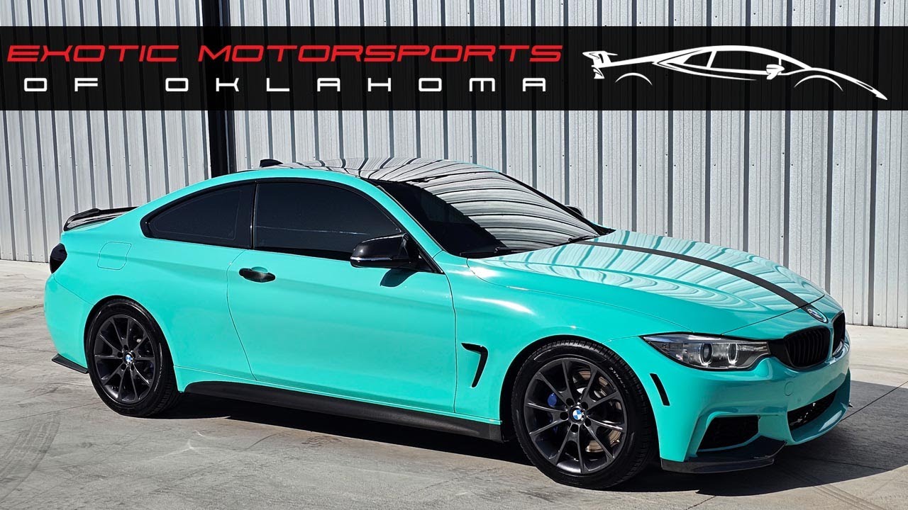 C1505 2016 BMW 4 SERIES 435i - Wrapped Tiffany Blue