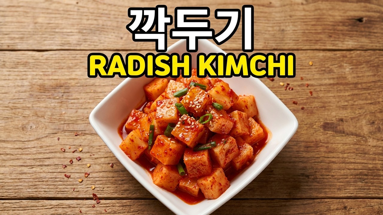 10년 넘은 아내의 깍두기 비법 - 무젓갈 무설탕 | My Wife's Authentic Decades-tested Recipe - Easy, Vegan, No Sugar