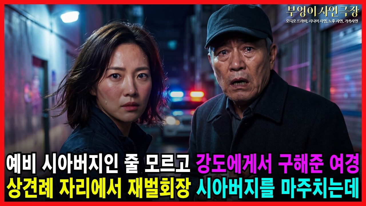 예비 시아버지인 줄 모르고 강도에게서 구해준 여경, 상견례 자리에서 재벌회장 시아버지를 마주치는데.ㅣ가족사연ㅣ감동사연ㅣ오디오북ㅣ사연라디오