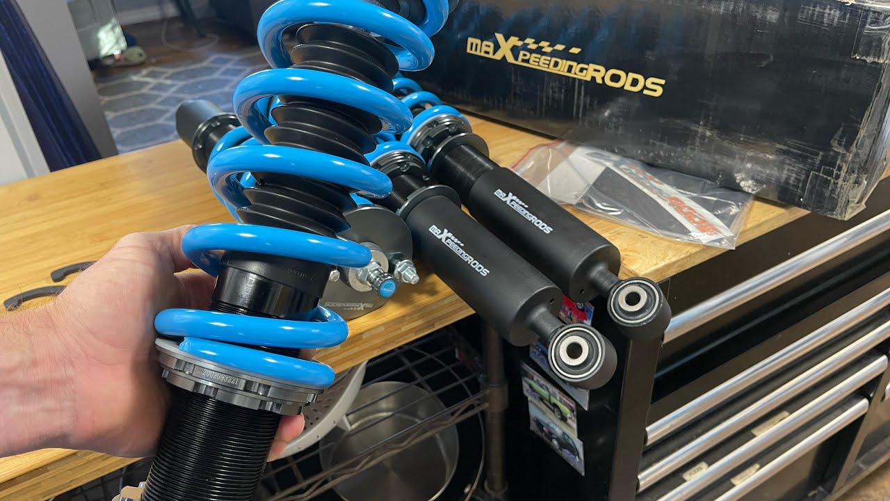 96 01 CRV performance coilover install T6 Maxpeedingrods