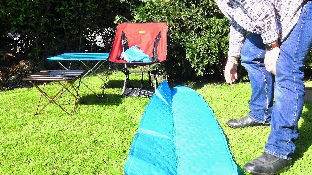 Triumph T120 Bonneville, Motorcycle camping, New Trekology camping pad & Pillow!