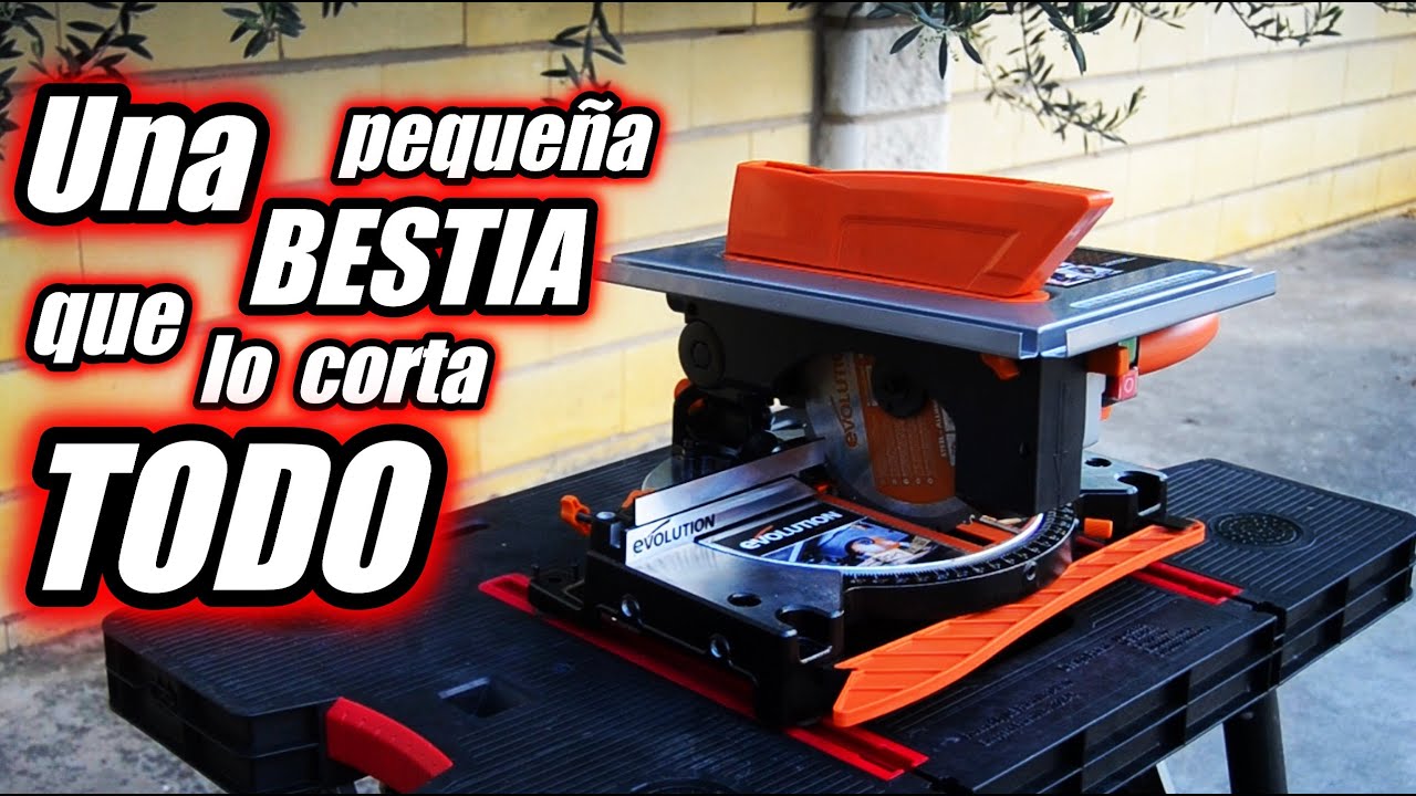 🧢Sierra de mesa EVOLUTION muy COMPACTA, R210MTS