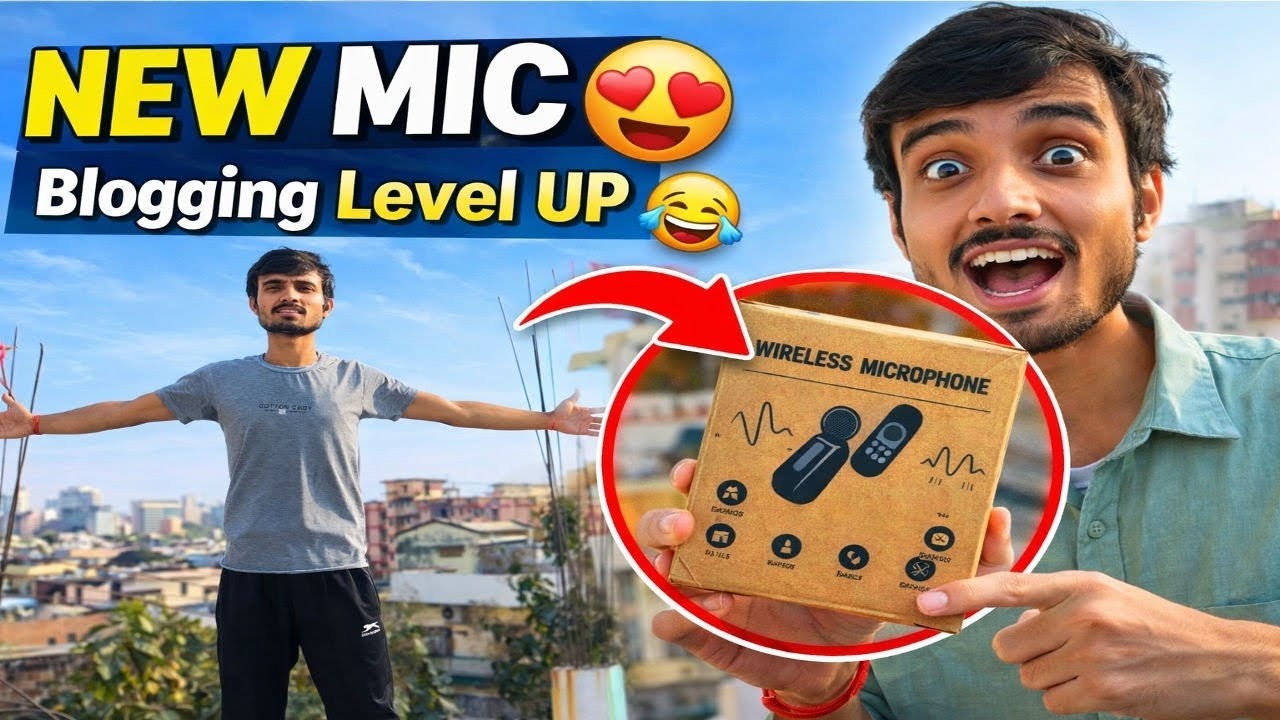 New Mic Vlogging level up | funny moments 😂