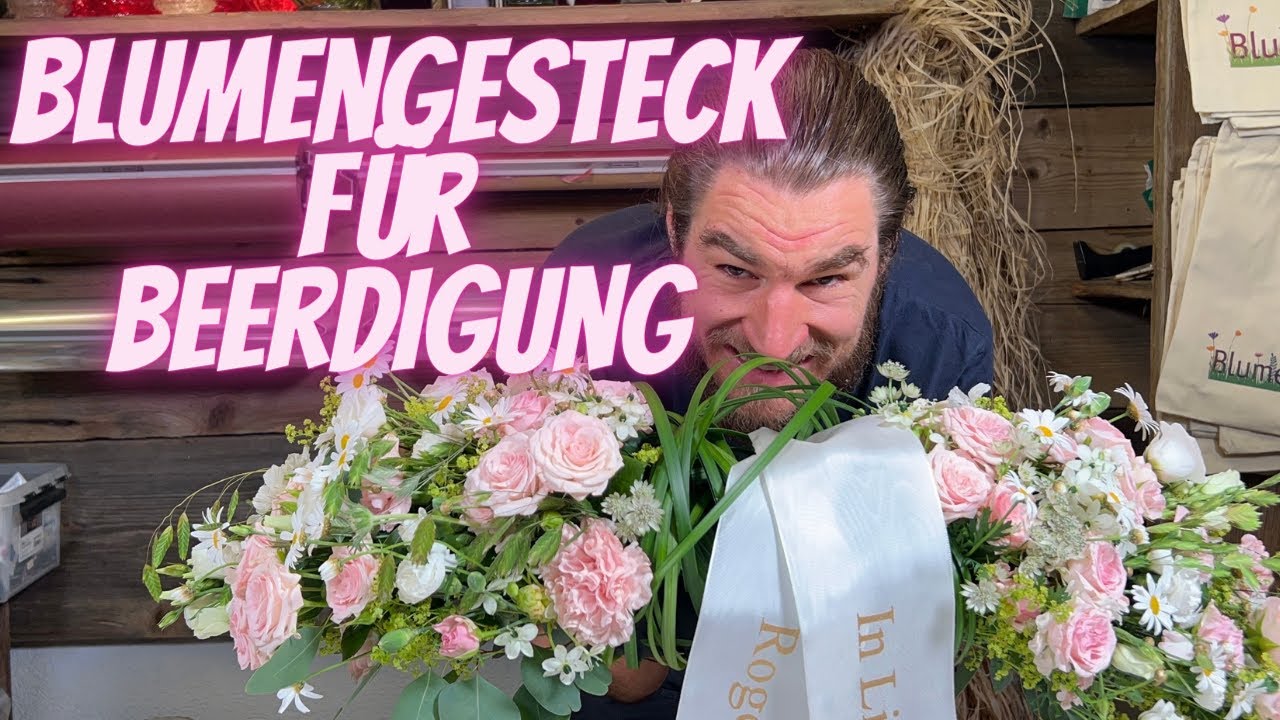 Das etwas andere Blumengesteck für eine Beerdigung - Schritt für Schritt Inspiration vom Profi