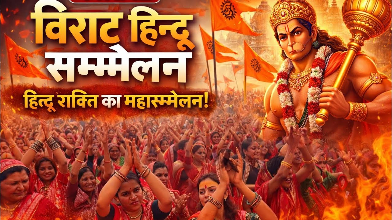 Virat Hindu Sammelan में उमड़ा जनसैलाब! 🔥🚩
