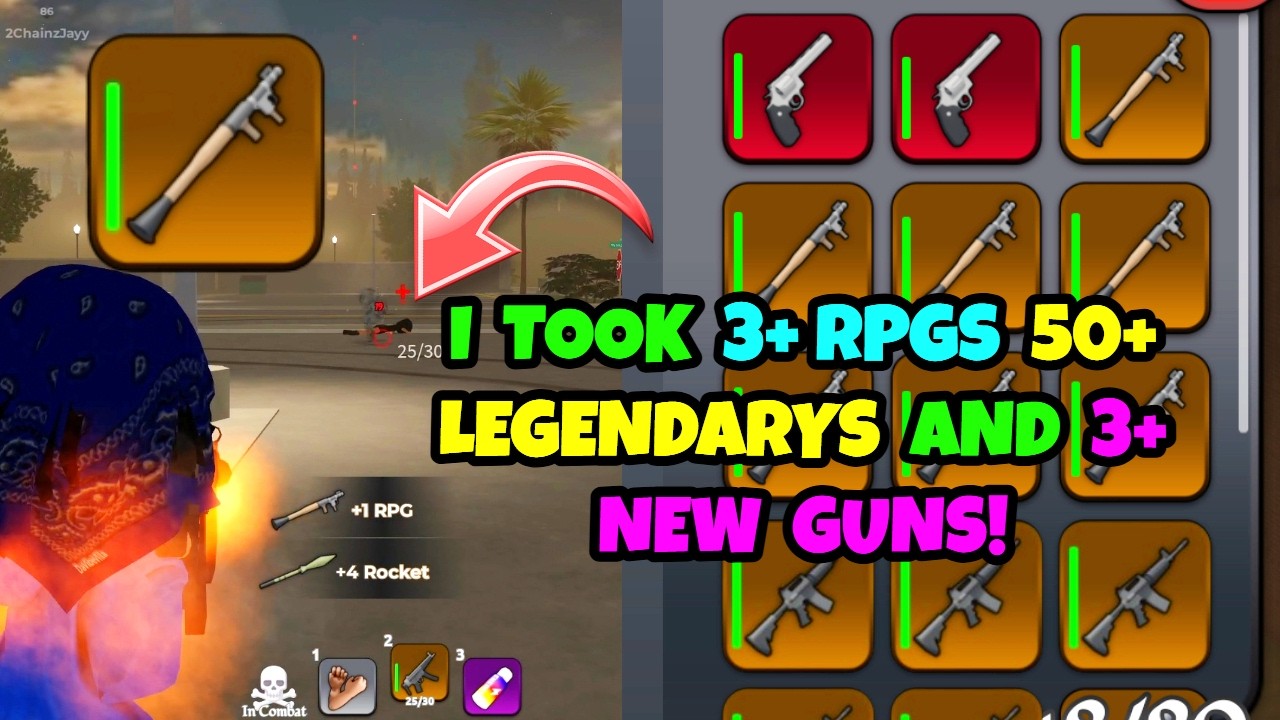 I TOOK 3+ RPGS, 50+ LEGENDARY'S AND 3+ NEW GUNS IN BLOCKSPIN!