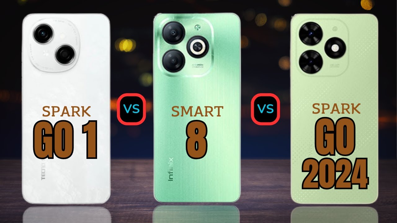 Tecno Spark Go 1 vs Infinix Smart 8 vs Tecno Spark Go 2024