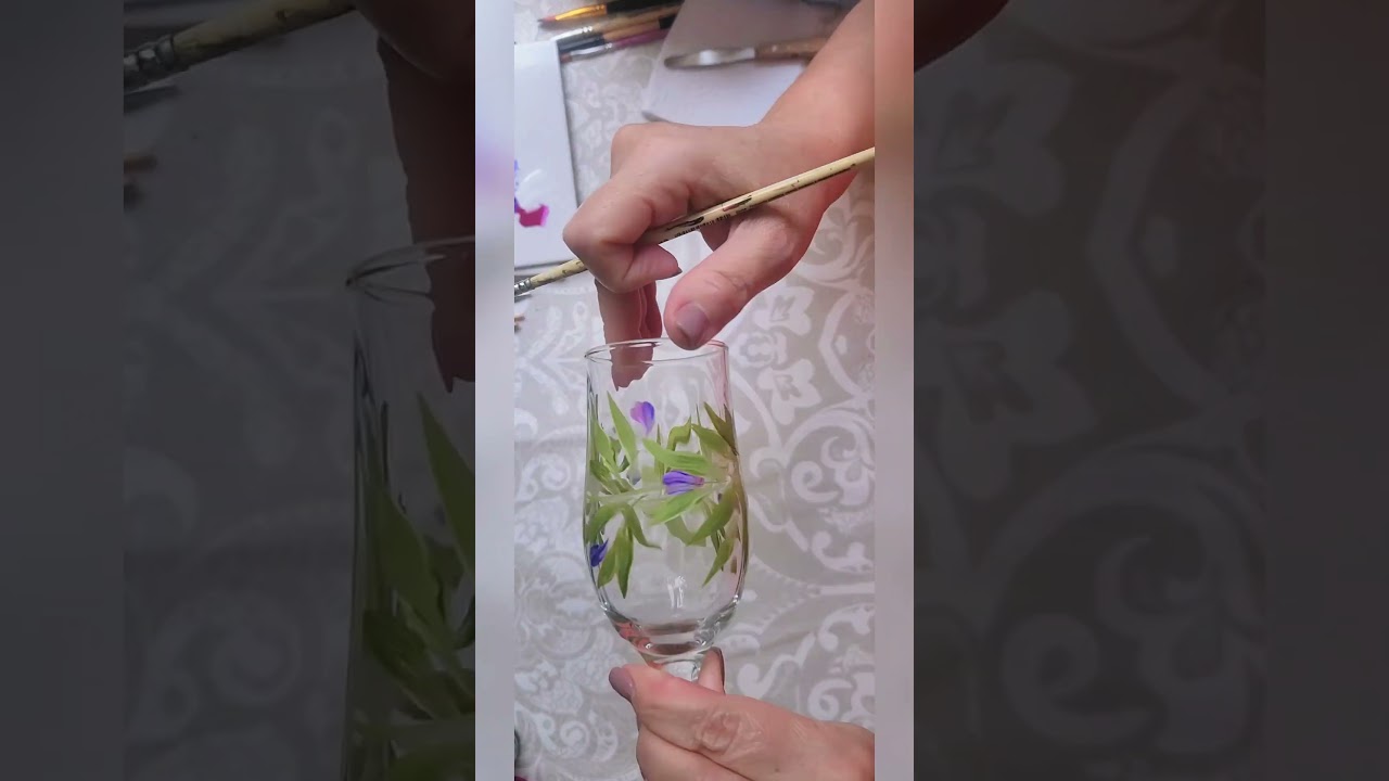 💕 Ta&ccedil;as para Casal: Pintura em Vidro Charmosa e Rom&acirc;ntica