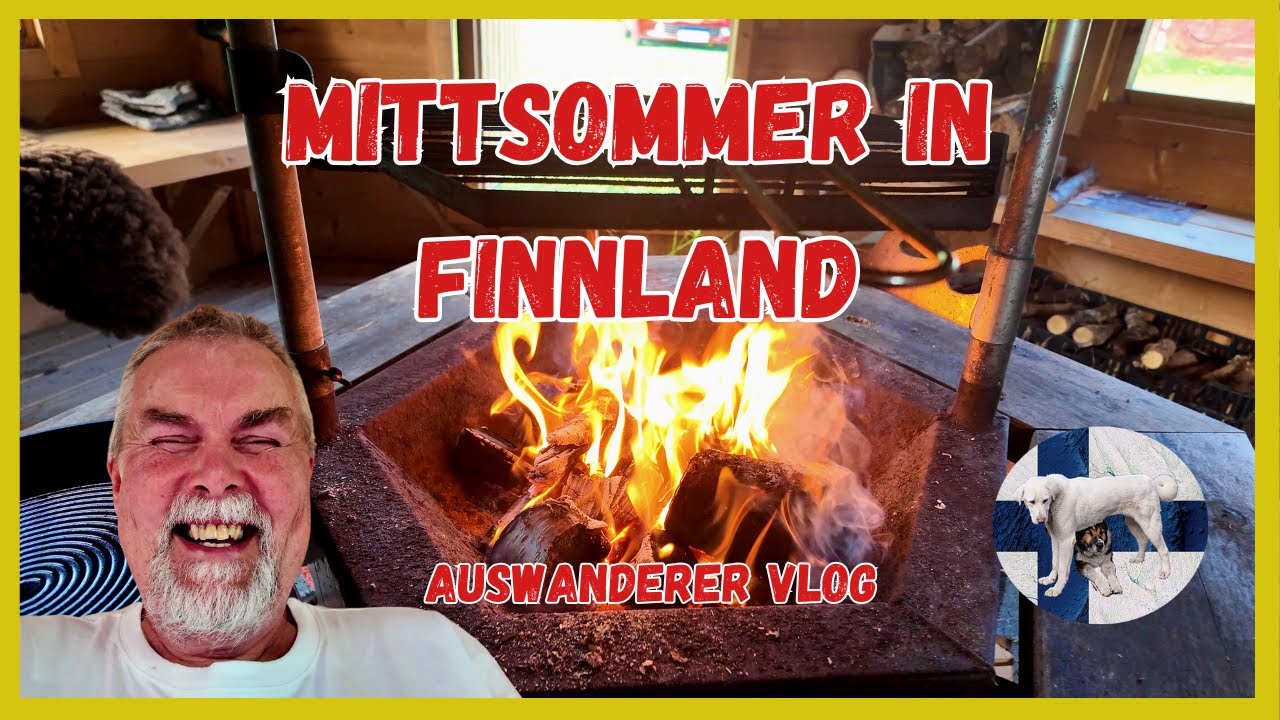 Lagerfeuer-Romantik und leckeres Fleisch: Das Mittsommer-Grillen in der Kota || Finnland Info