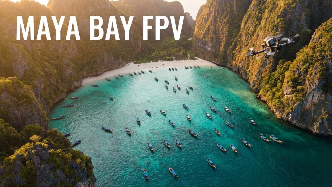 Maya Bay desde el aire 🚁 | FPV Drone en las Islas Phi Phi (The Beach)