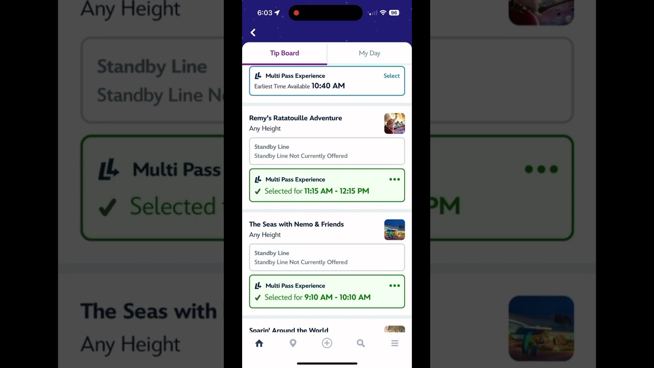 Modify a Lightning Lane Multipass